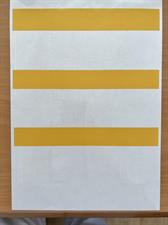 Etichetta GIALLO 80x47mm con       traspar.Conf.1200 pz NO LOGO