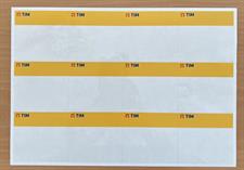 Etichetta GIALLO LOGO TIM DIM.     20x72x67mm Conf.1200 etichette