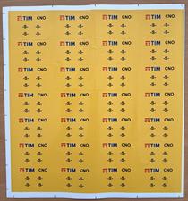 Etichetta TIM esterna ROE           mm. 50x30 - ogni foglio 28 etichette