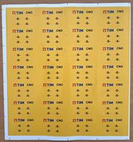 Etichetta TIM esterna ROE           mm. 50x30 - ogni foglio 28 etichette