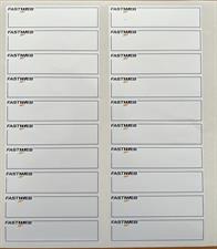 Etichetta FASTWEB BIANCO DIM.      80x20mm Conf.3000pz+coprente