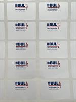 Etichetta INFRATEL Dim.50x30mm     Rif.to 3.7 ROE CONF.3000PZ+Coprente